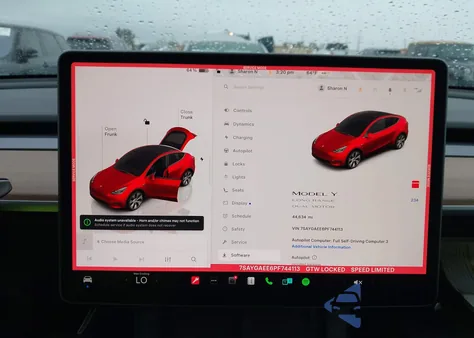 2023 Tesla Model Y Awd/Long Range Dual Motor All-Wheel Drive from USA, damaged, VIN 7SAYGAEE6PF744113